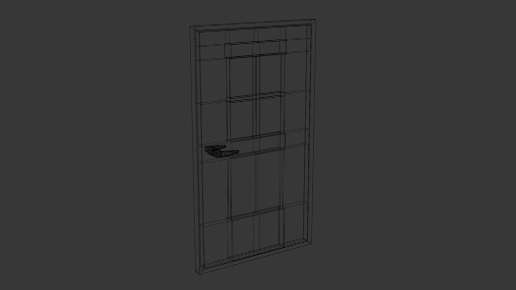 Simple Wooden Door / 木製ドアアセット - VRChat World Asset
