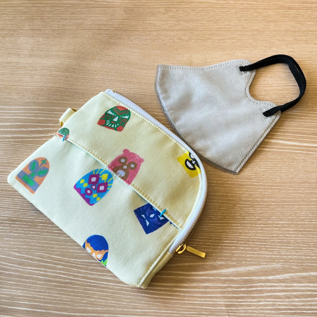 ティッシュも入る☆マスクポーチ