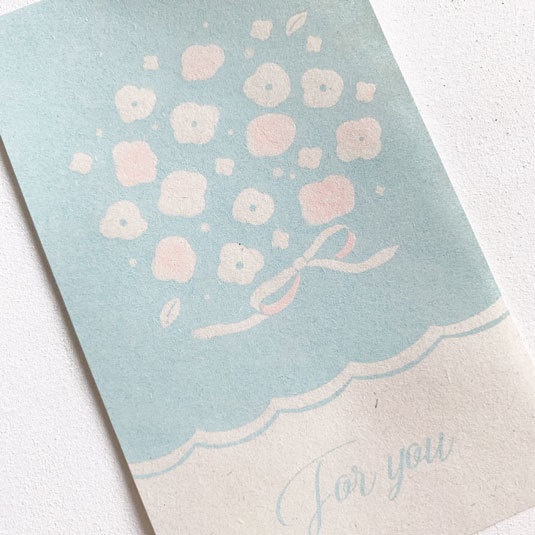 レトロな花束*デザインペーパー