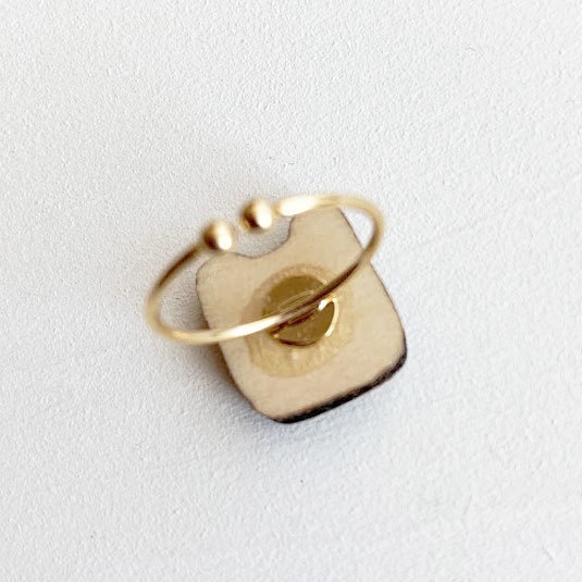 くま食パン*木の指輪