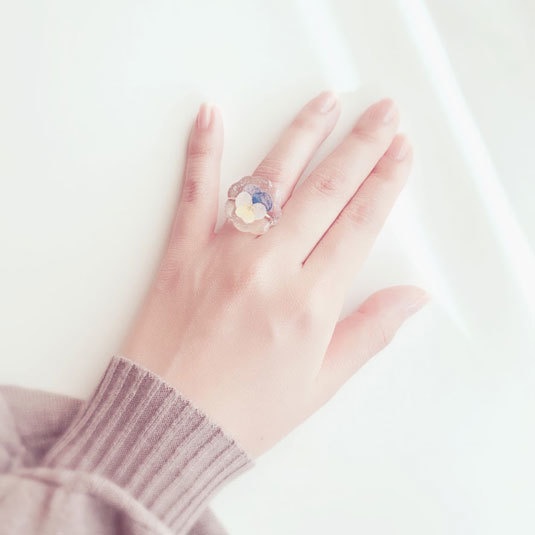 きらきら氷の指輪*