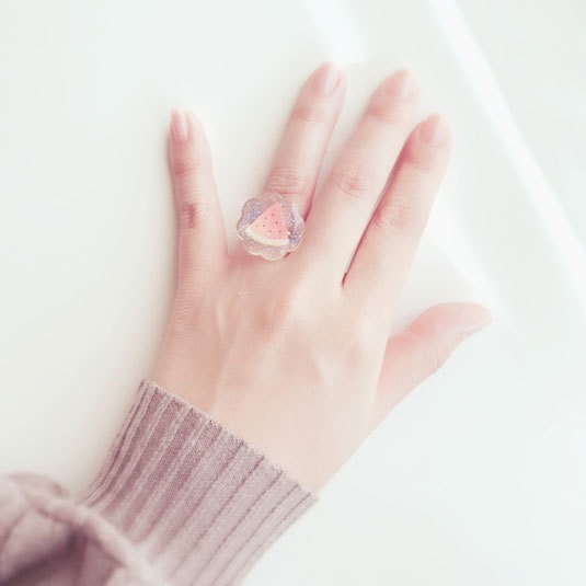 きらきら氷の指輪*