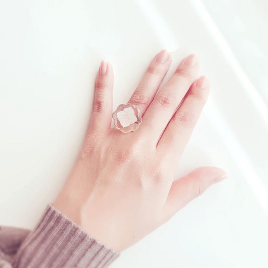 きらきら氷の指輪*