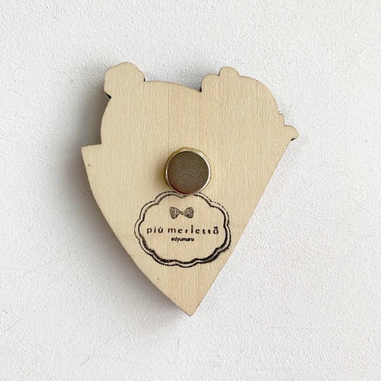 ひんやりスイカとしろくま*木のマグネット