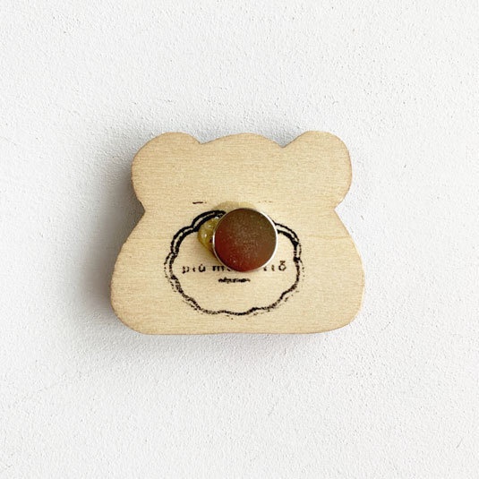 くまおにぎり*木のマグネット