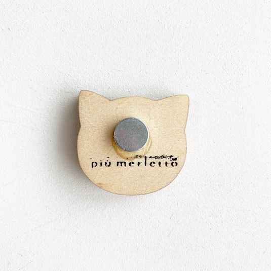 シンプルねこさん*木のマグネット