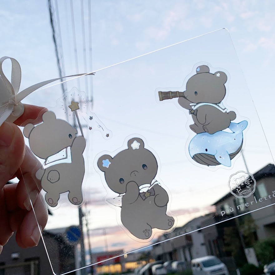 星くま*ステッカー