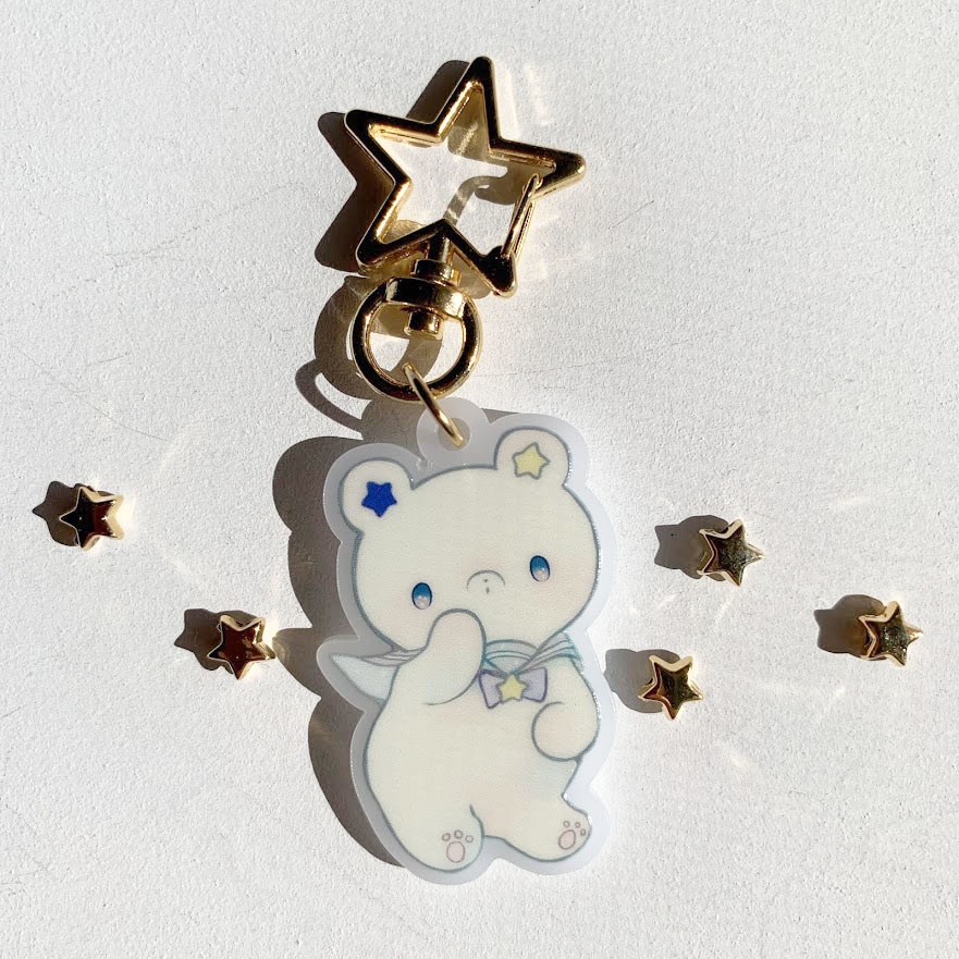 星くま*アクリルキーホルダー