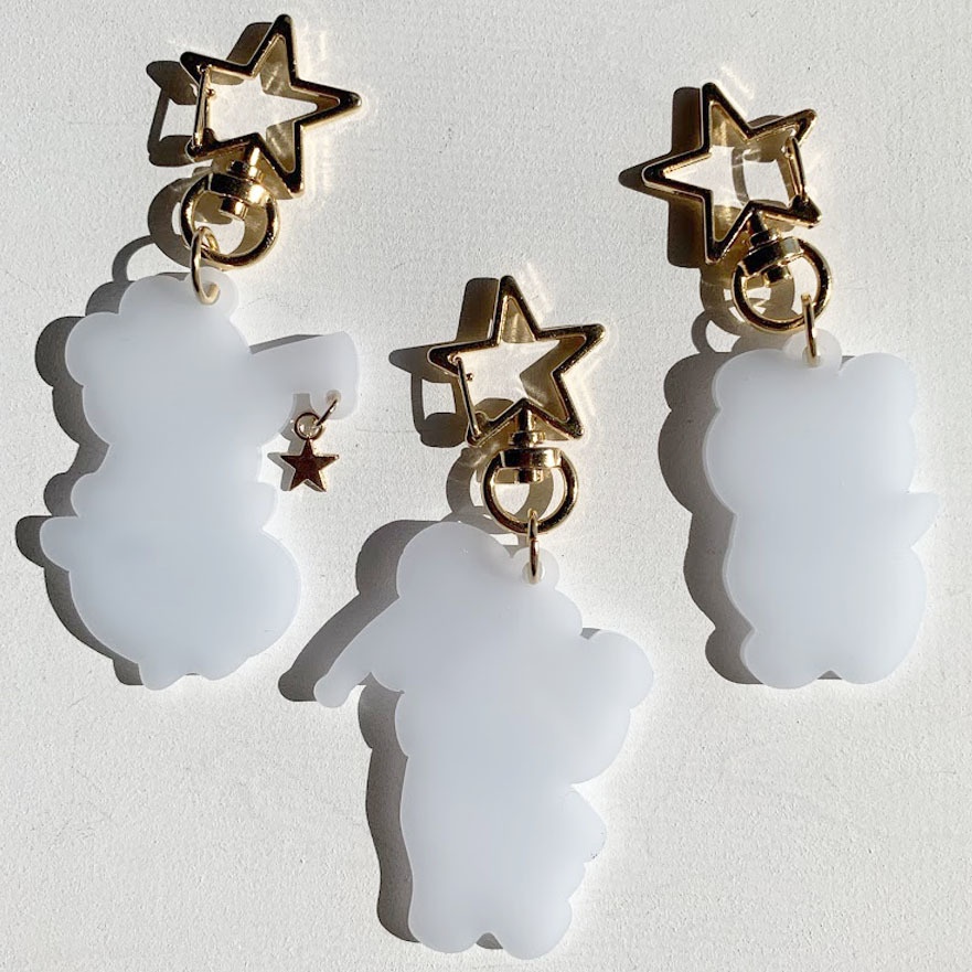 星くま*アクリルキーホルダー