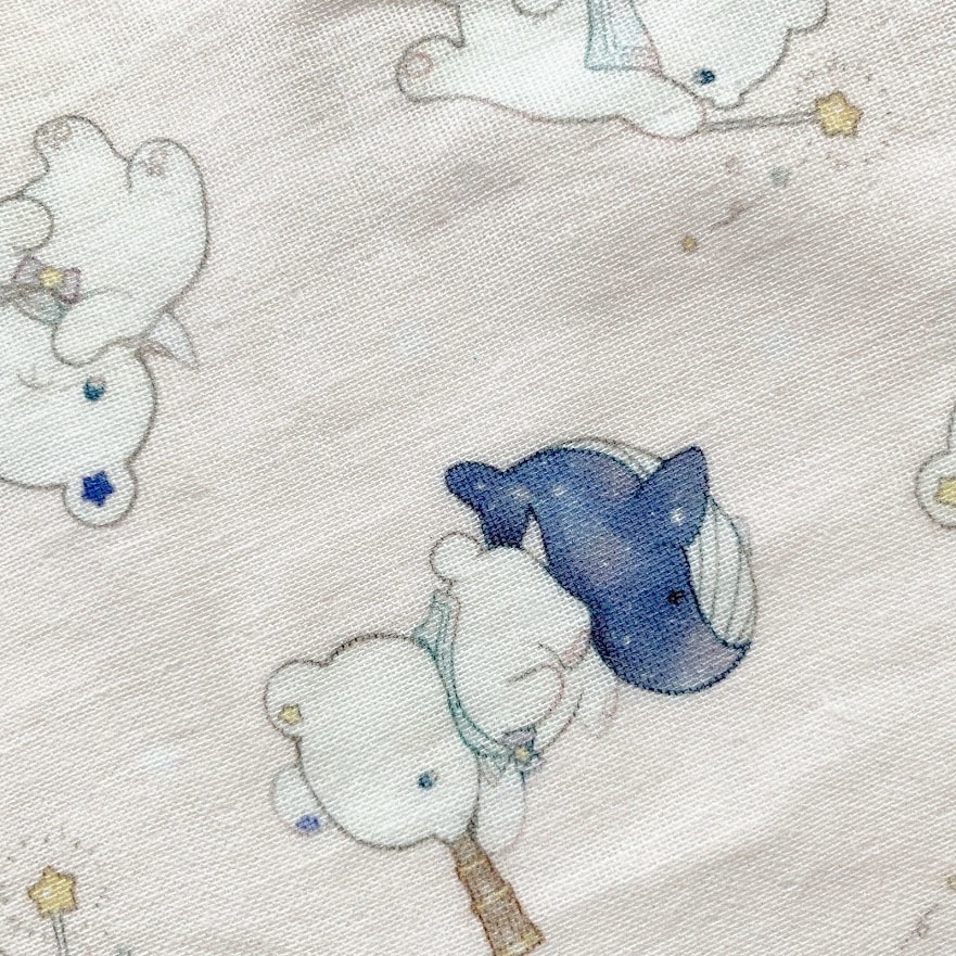 星くま*ダブルガーゼハンカチ