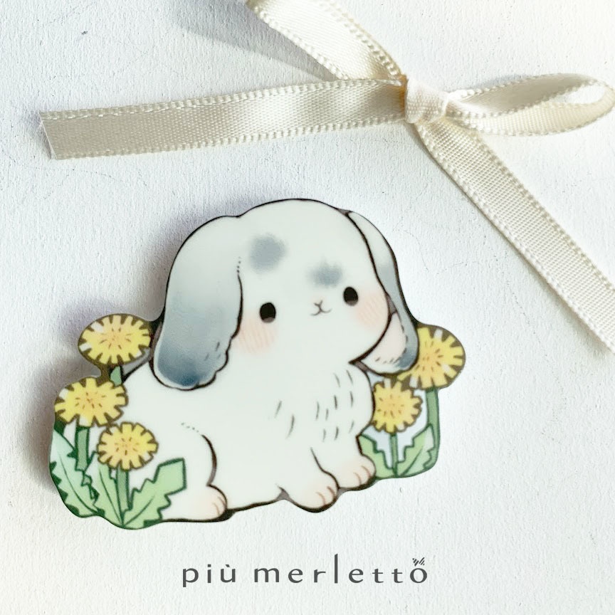 おはなとうさぎ*アクリルマグネット