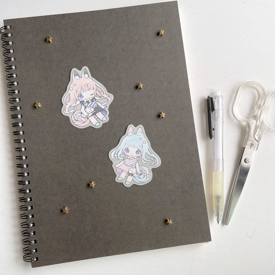 るるとひな*ステッカー