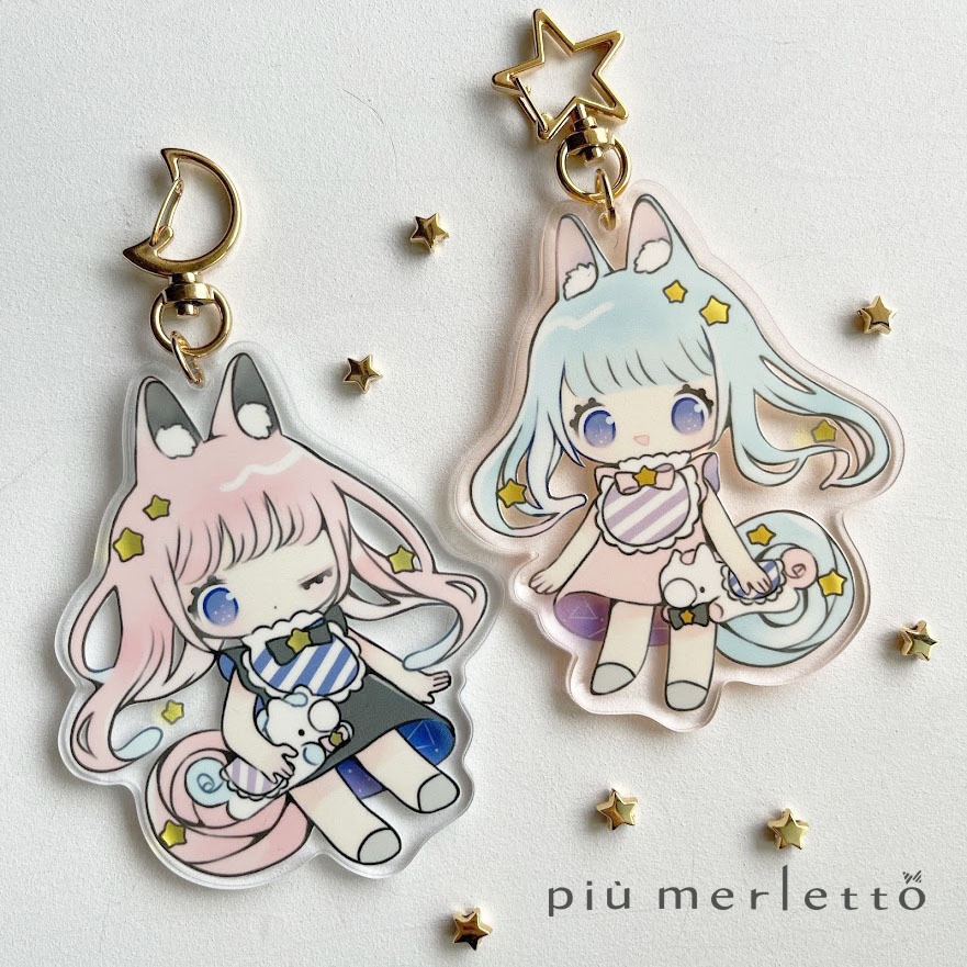 るるとひな*アクリルキーホルダー