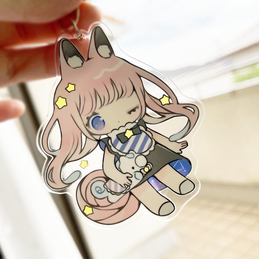 るるとひな*アクリルキーホルダー