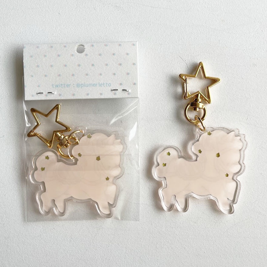 木馬のるるとひな*アクリルキーホルダー