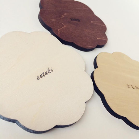 名入れ*もくもくコースター