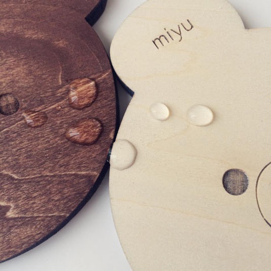 名入れ*くまさんコースター