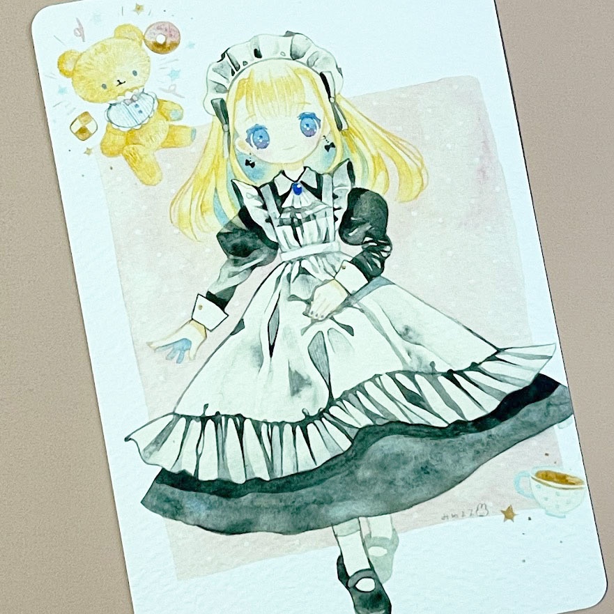 洋風・和風メイドさん*ポストカード