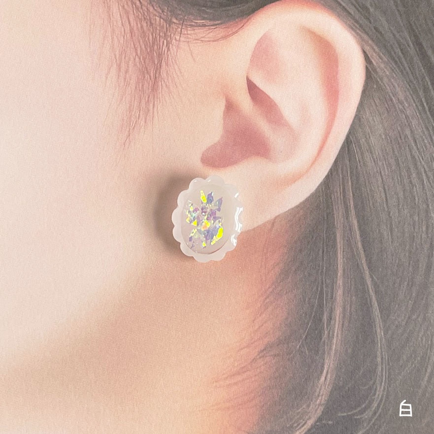 キラキラもくもく飴ちゃんピアス・イヤリング