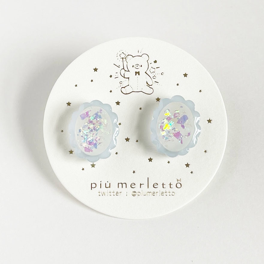 キラキラもくもく飴ちゃんピアス・イヤリング