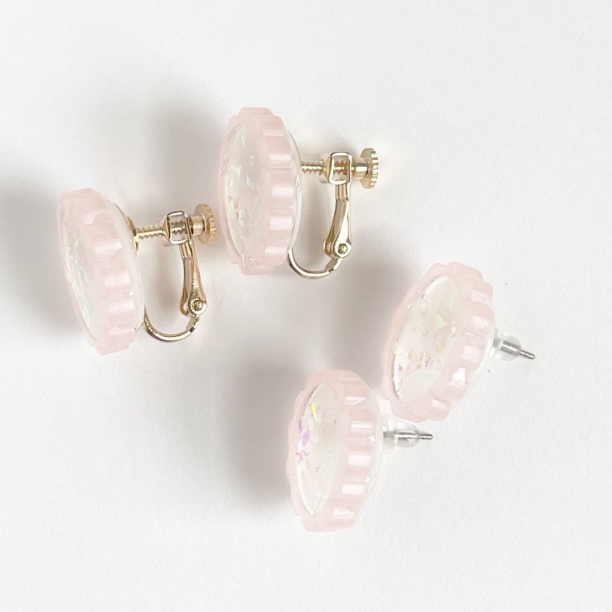 キラキラもくもく飴ちゃんピアス・イヤリング