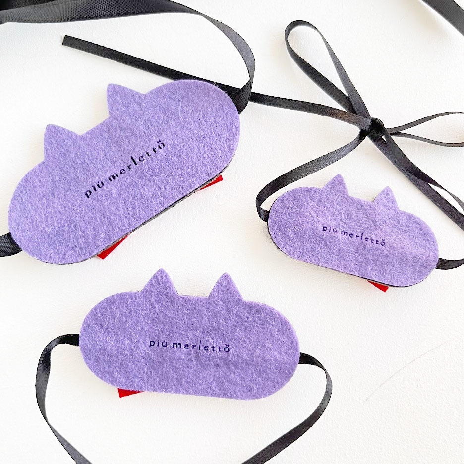 ドール*オッドアイ黒猫アイマスク