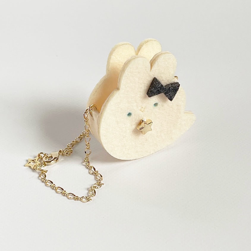 ドール*おばけうさぎポシェット