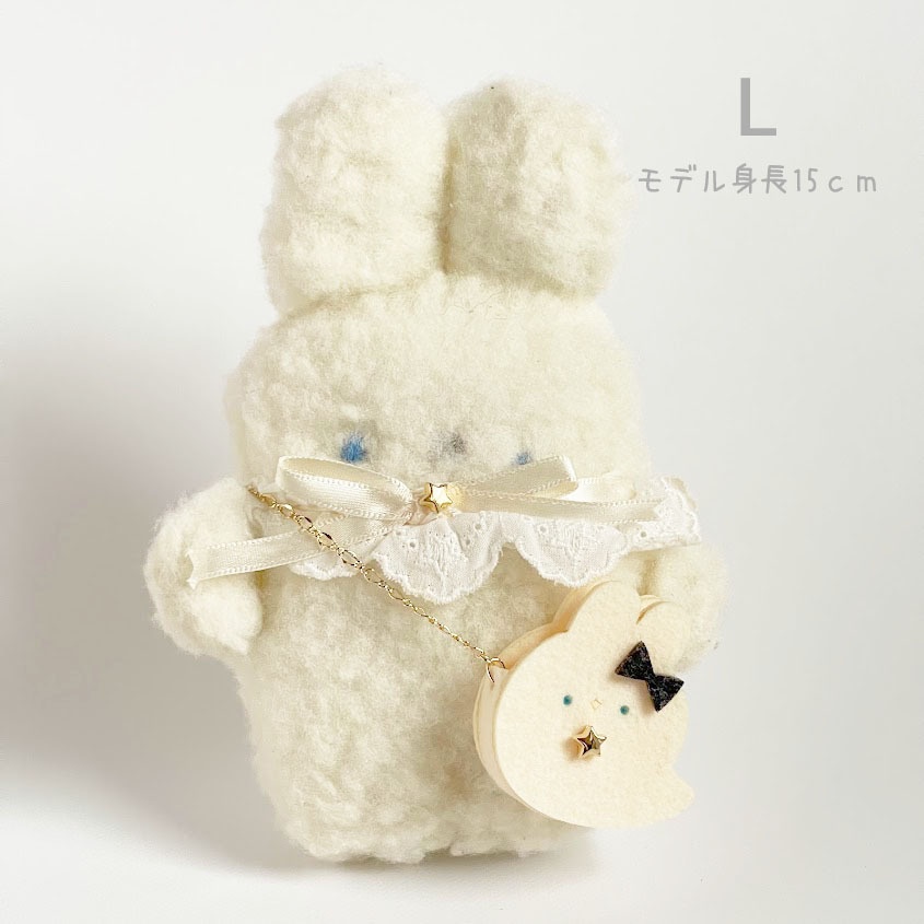 ドール*おばけうさぎポシェット