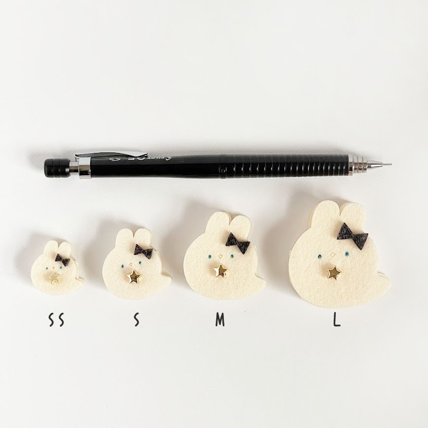 ドール*おばけうさぎポシェット