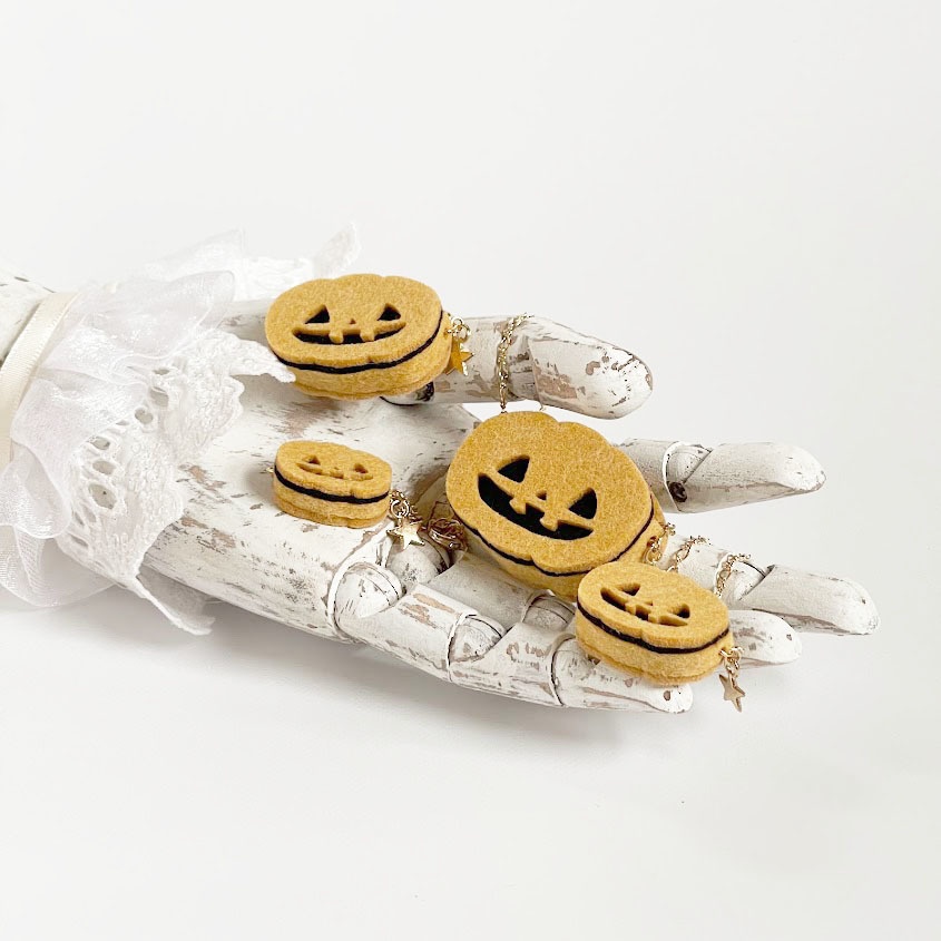 ドール*かぼちゃポシェット