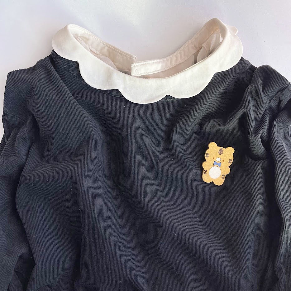 やわらかとら*フェルトのブローチ