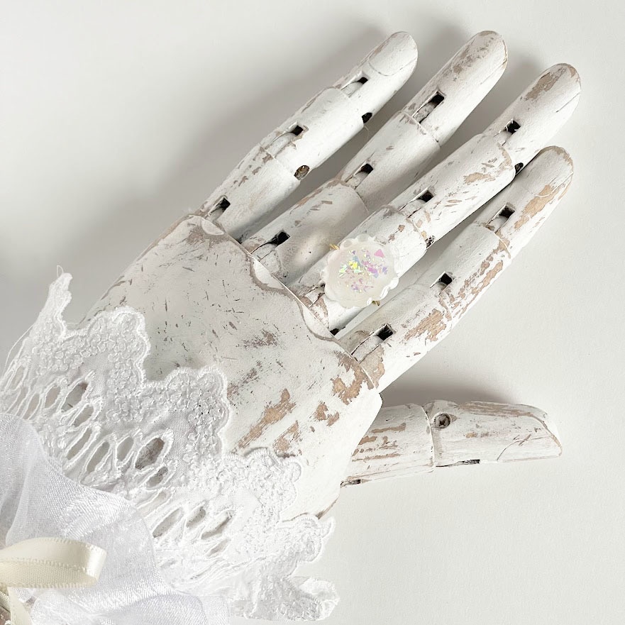 キラキラもくもく飴ちゃんリング