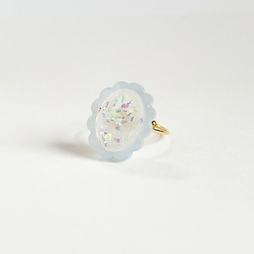 キラキラもくもく飴ちゃんリング