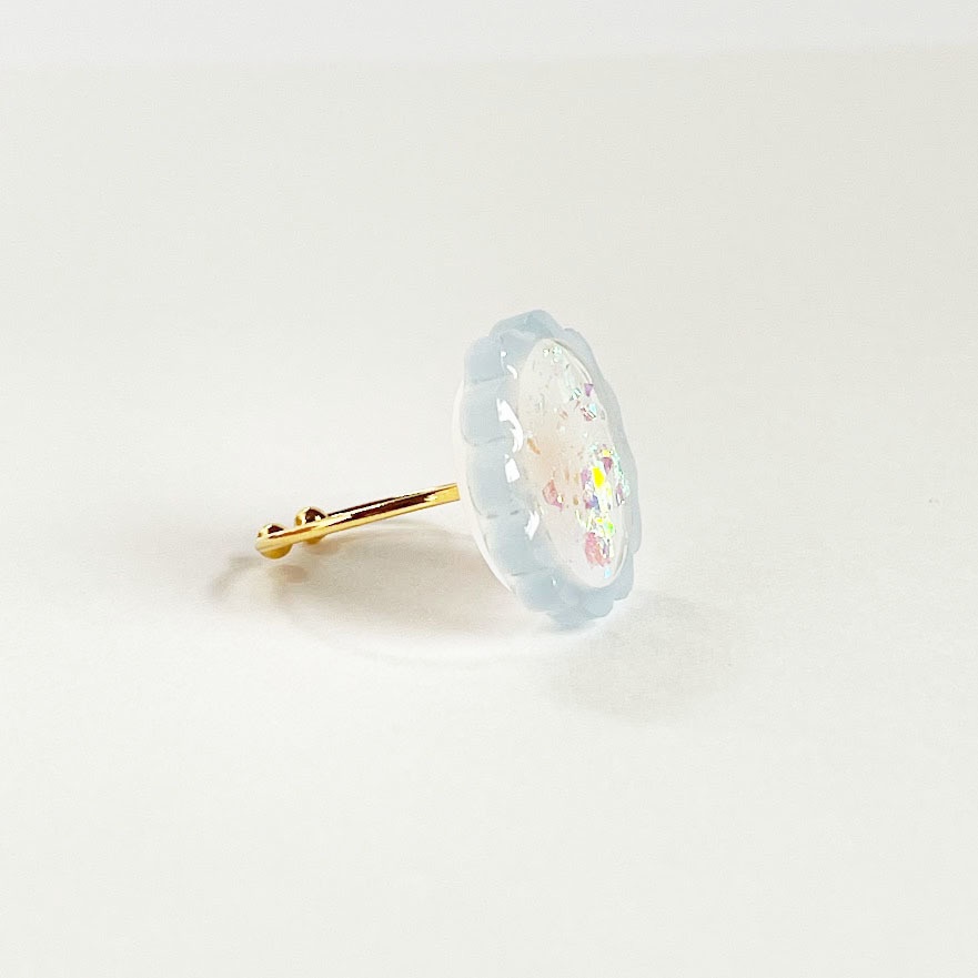 キラキラもくもく飴ちゃんリング