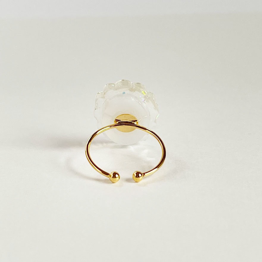 キラキラもくもく飴ちゃんリング