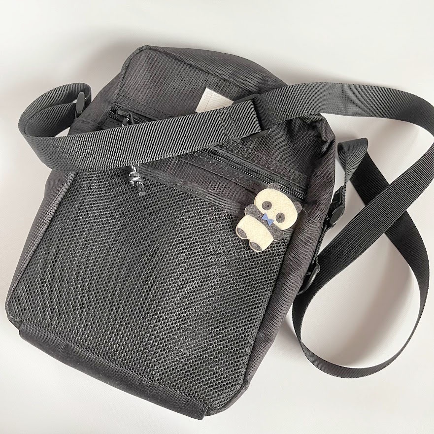 やわらかぱんだ*フェルトのブローチ