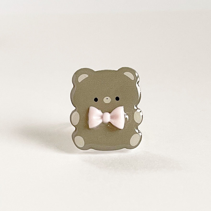 ぽてぽてくま*アクリルリング
