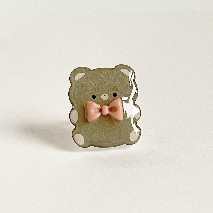 ぽてぽてくま*アクリルリング
