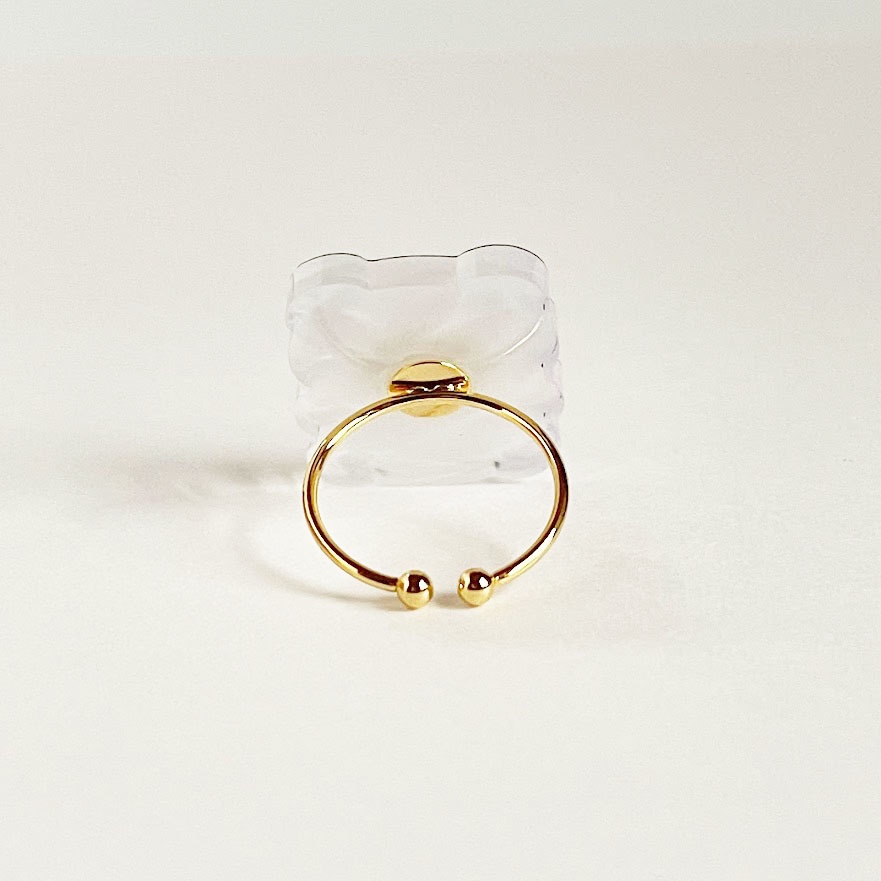 ぽてぽてくま*アクリルリング