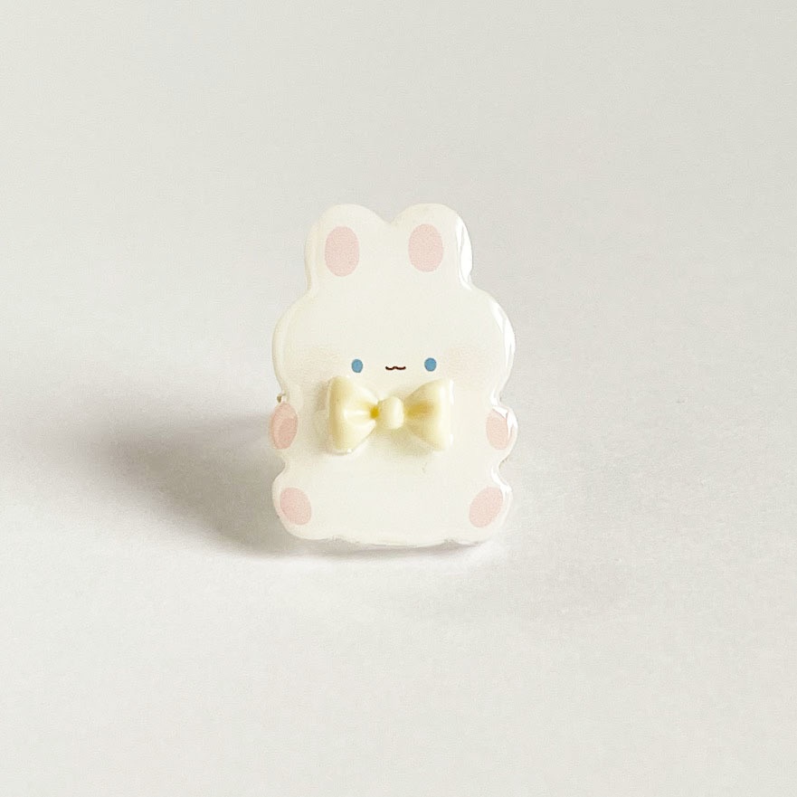 ぽてぽてうさぎ*アクリルリング