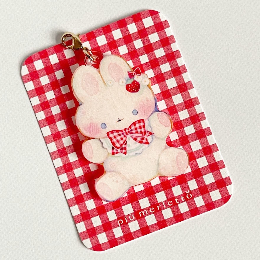 うさぎのぬいぐるみ＊アクリルチャーム