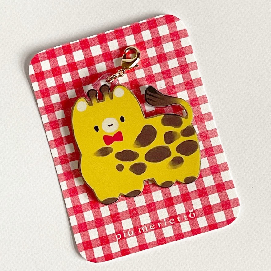 首の短いきりん＊アクリルチャーム