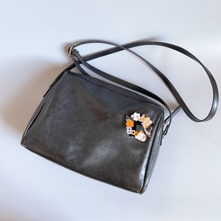 くまくまハロウィンパーティー*木のブローチ