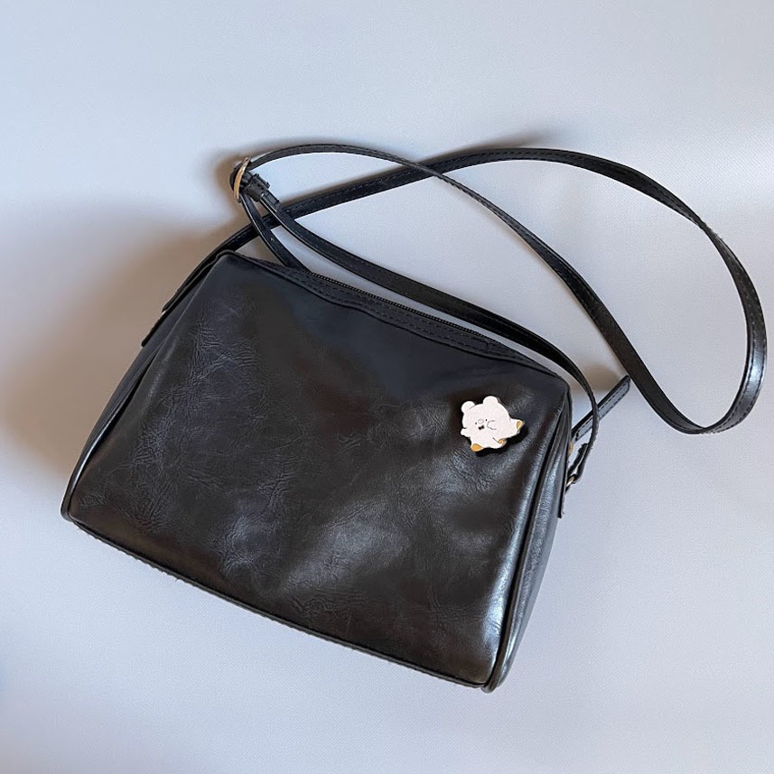 くまくまハロウィンパーティー*木のブローチ