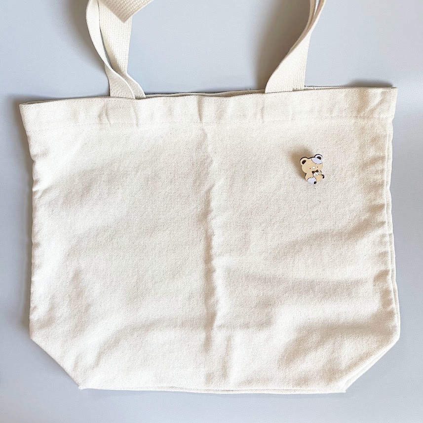 くまくまハロウィンパーティー*木のブローチ