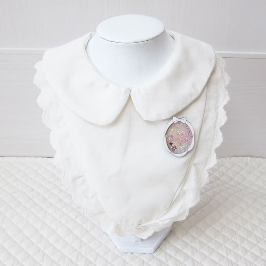 小さな額縁*木のブローチ