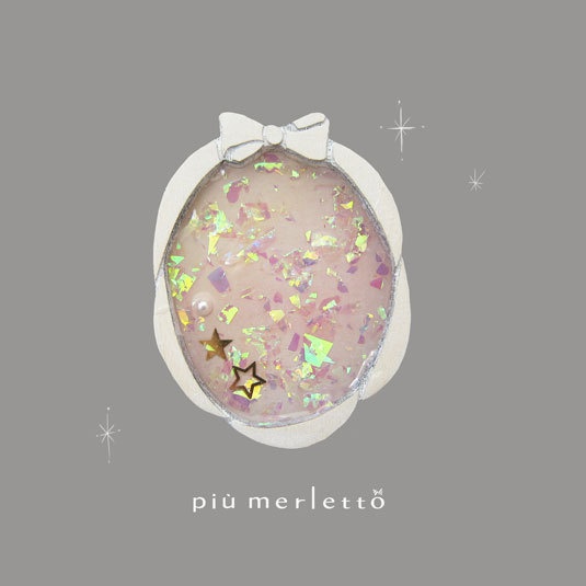 小さな額縁*木のブローチ