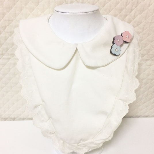 おはなみっつ*木のブローチ