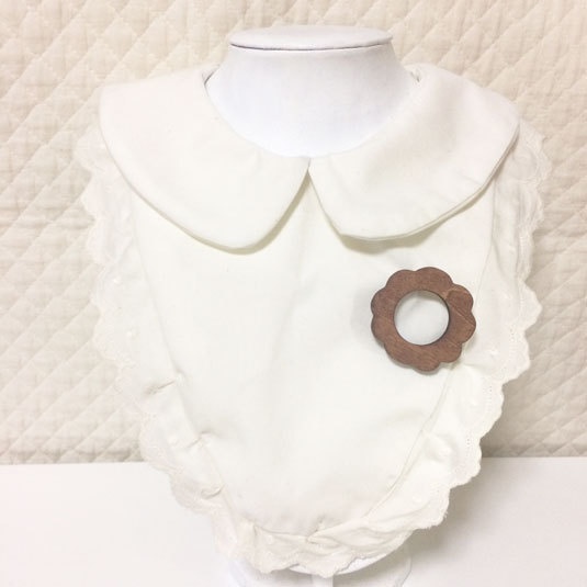 もくもくリング*木のブローチ