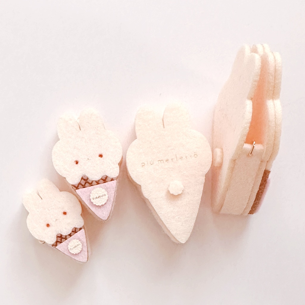 ドール*うさぎアイスポシェット